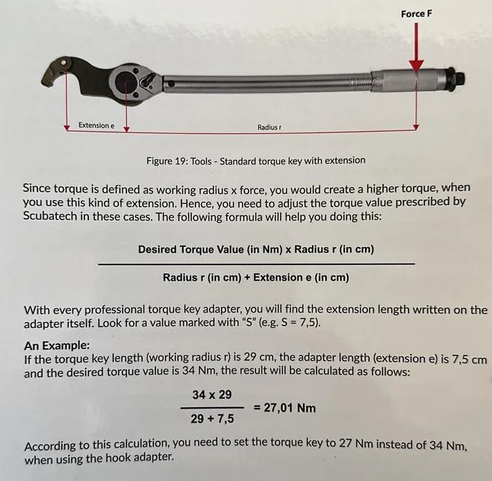 Torque Tool with 3 Hex Socket Keys H6,H8,H15 (with certificate) - Image 3