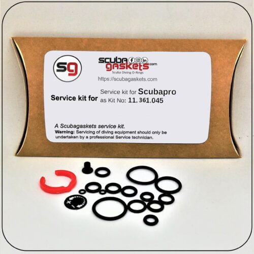 SG.kit for Scubapro 2nd stage C200/300/350/370 as kit no:11.361.045