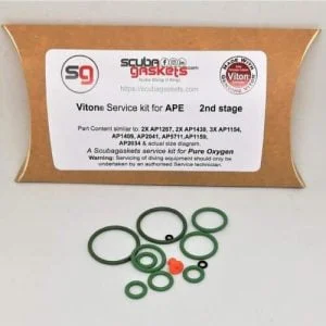 Viton®service kit for APEKS 2nd Stages