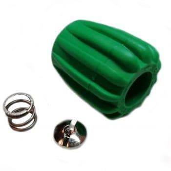 Green Scuba Tank Valve Set-Knob with Spring & Nut