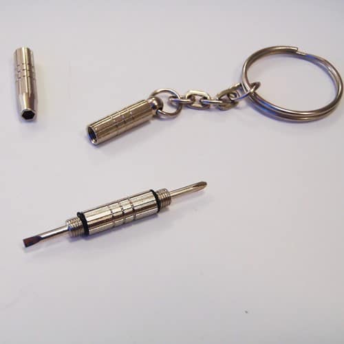 Key ring screwdriver