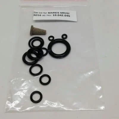 Service kit for Mares 1st as kit no 46200606 DIN 2K5 MR32/MR22/16/TP/D16