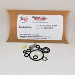 SG Service kit for Scubapro 1st stage MK2 EVO SG10.063.045