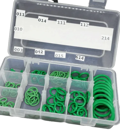Green Viton® O-Rings Selection for Pure Oxygen Sh75 No1